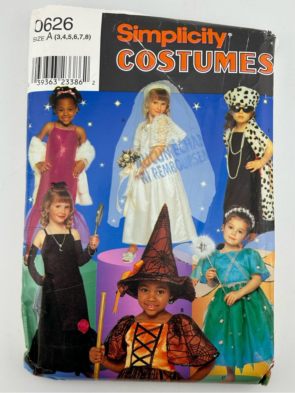 🪡 SIMPLICITY Child Costumes Sewing Pattern 0626
